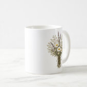 Oude Wilde Bloemen Boeket Koffiemok (Voorkant rechts)