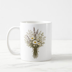 Oude Wilde Bloemen Boeket Koffiemok