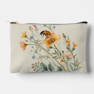 Oude Wilde Bloemen en Lieveheersbeestje Botanisch  Etui
