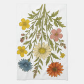 Oude Wilde Bloemen Theedoek (Verticaal)