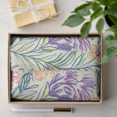 Oude Wilde Bloemenschets (2) Tissuepapier (Geschenk)