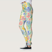 Oude Wilde Bloemenschets (3) Leggings (Links)