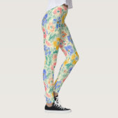 Oude Wilde Bloemenschets (3) Leggings (Rechts)
