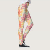 Oude Wilde Bloemenschets (4) Leggings (Rechts)