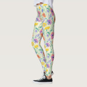 Oude Wilde Bloemenschets (6) Leggings (Links)
