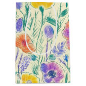 Oude Wilde Bloemenschets (6) Medium Cadeauzakje (Voorkant)