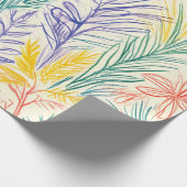 Oude Wilde Bloemenschets (7) Cadeaupapier (Hoek)