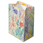 Oude Wilde Bloemenschets (7) Medium Cadeauzakje (Achterkant Gekanteld)