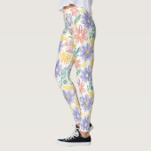 Oude Wilde Bloemenschets (9) Leggings (Links)