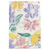 Oude Wilde Bloemenschets (9) Medium Cadeauzakje (Voorkant)