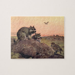 Oude wilde dieren, Vizcachas door Winifred Austen Legpuzzel