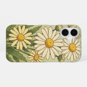Oude wilde margrieten iPhone 16 hoesje (Achterkant horizontaal)