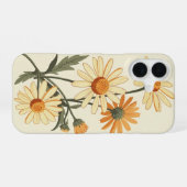 Oude wilde margrieten iPhone 16 hoesje (Achterkant horizontaal)