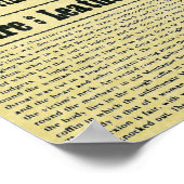 oude wilde moordreplica op poster uit 1888 (Hoek)