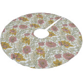 Oude William Morris Chrysanthemum Patroon Kerstboom Rok (Gekanteld)