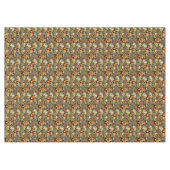 Oude William Morris Herfst Pompoenen Bladeren Tafelkleed (Voorkant (Horizontaal))