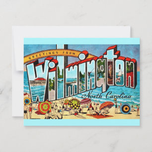 Oude Wilmington NC Briefkaart