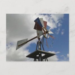 Oude windmolen briefkaart