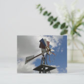 Oude windmolen briefkaart (Staand voorkant)