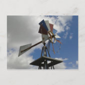 Oude windmolen briefkaart (Voorkant)