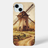Oude windmolen Case-Mate iPhone case (Achterkant)