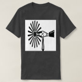 Oude windmolen t-shirt (Design voorkant)