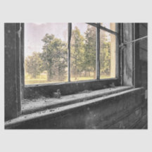 Oude Windows-decoupage