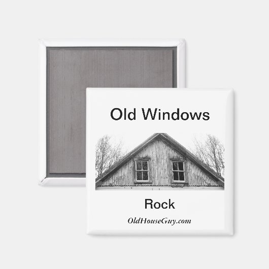 Oude Windows Rock Magneet (Voorkant / Achterkant)