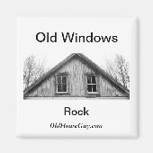Oude Windows Rock Magneet (Voorkant)