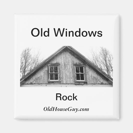 Oude Windows Rock Magneet (Voorkant)