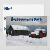 Oude winkelwagen en vrachtwagenhuis kaart (Voorkant / Achterkant)