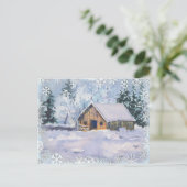 OUDE WINTER BARN VAN SHARON SHARPE BRIEFKAART (Staand voorkant)