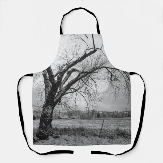Oude winterboom Apron Schort (Voorkant)