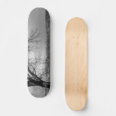 Oude winterboom Grayscale Persoonlijk Skateboard (Voorkant)