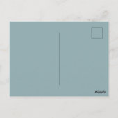 Oude winterlandschap ansichtkaart briefkaart (Achterkant)