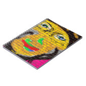 Oude Wise Biker Face, graffiti Art Notitieboek (Linkerzijde)