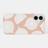 Oude witte bietenschijfjespatroon iPhone 16 hoesje (Achterkant horizontaal)