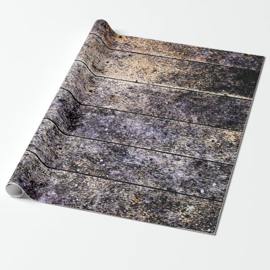 Oude witte houten textuurachtergrond. Kleurvlek d Cadeaupapier (Uitgerold)