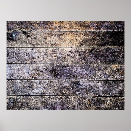 Oude witte houten textuurachtergrond. Kleurvlek d Poster (Voorkant)