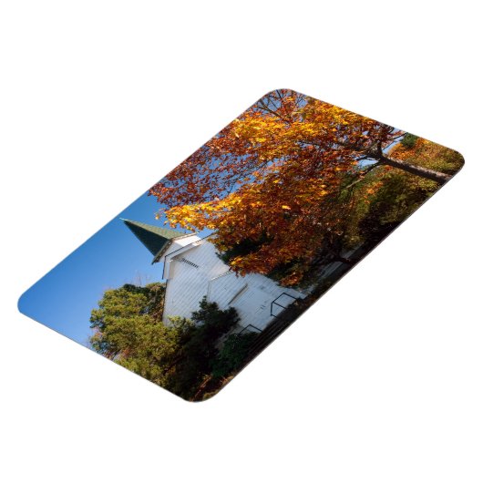 Oude Witte Kerk in het najaar Magneet (Linkerzijde)