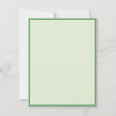 Oude witte madeliefjes gele vlinders in tuin notitiekaartje (Achterkant)