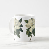 Oude Witte Magnolia Bloesem Bloemen Koffiemok (Voorkant links)