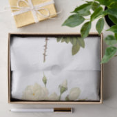 Oude Witte Rozen #2 Bloemen Bloemig Tissuepapier (Geschenk)