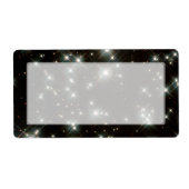 Oude witte sterren in de melkweg etiket (Voorkant)