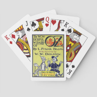 Oude Wizard of Oz-boekomslag Speelkaarten