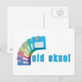 Oude woldiskettes briefkaart (Voorkant / Achterkant)