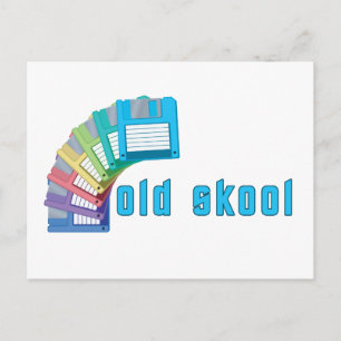 Oude woldiskettes briefkaart