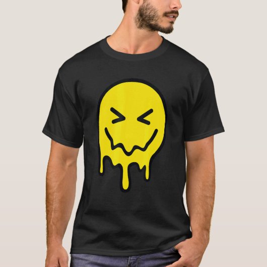 Oude wolfraam Oude skool die smelt T-shirt (Voorkant)