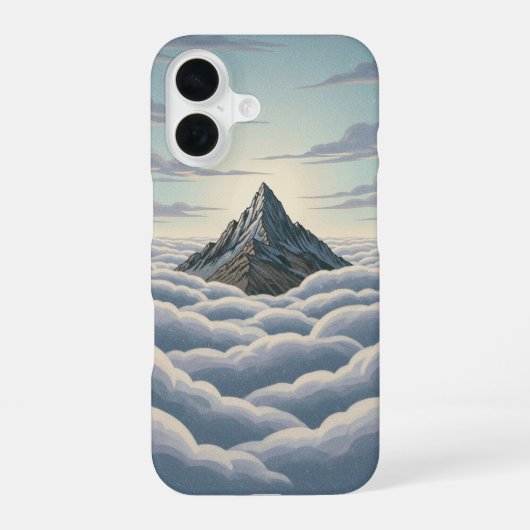Oude Wolkberg iPhone 16 Hoesje (Achterkant)