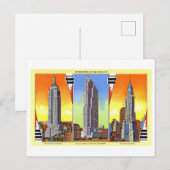 Oude wolkenkrabbers van New York City Briefkaart (Voorkant / Achterkant)